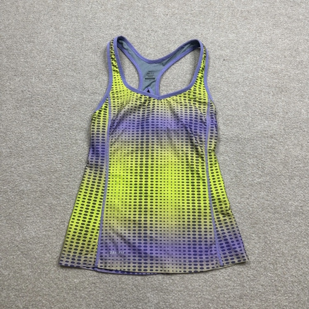 💜Nike Women’s Tank Top Green & Purple Lightweight Sleeveless size:XL